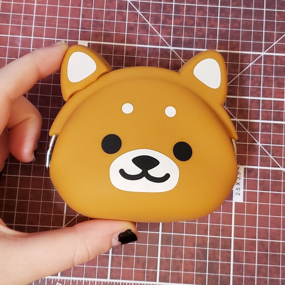 Shiba Silicon Coin Purse- p+g design POCHI Friends